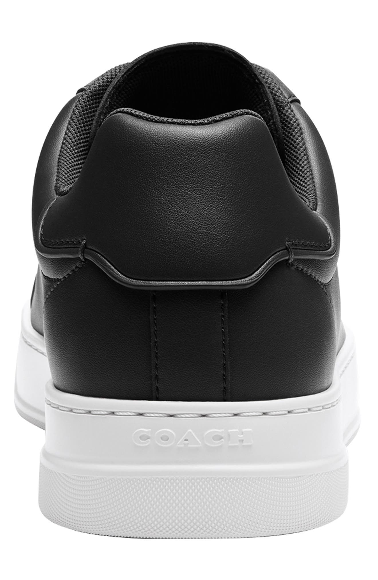COACH High Line Sneaker, Alternate, color, Black/ Black