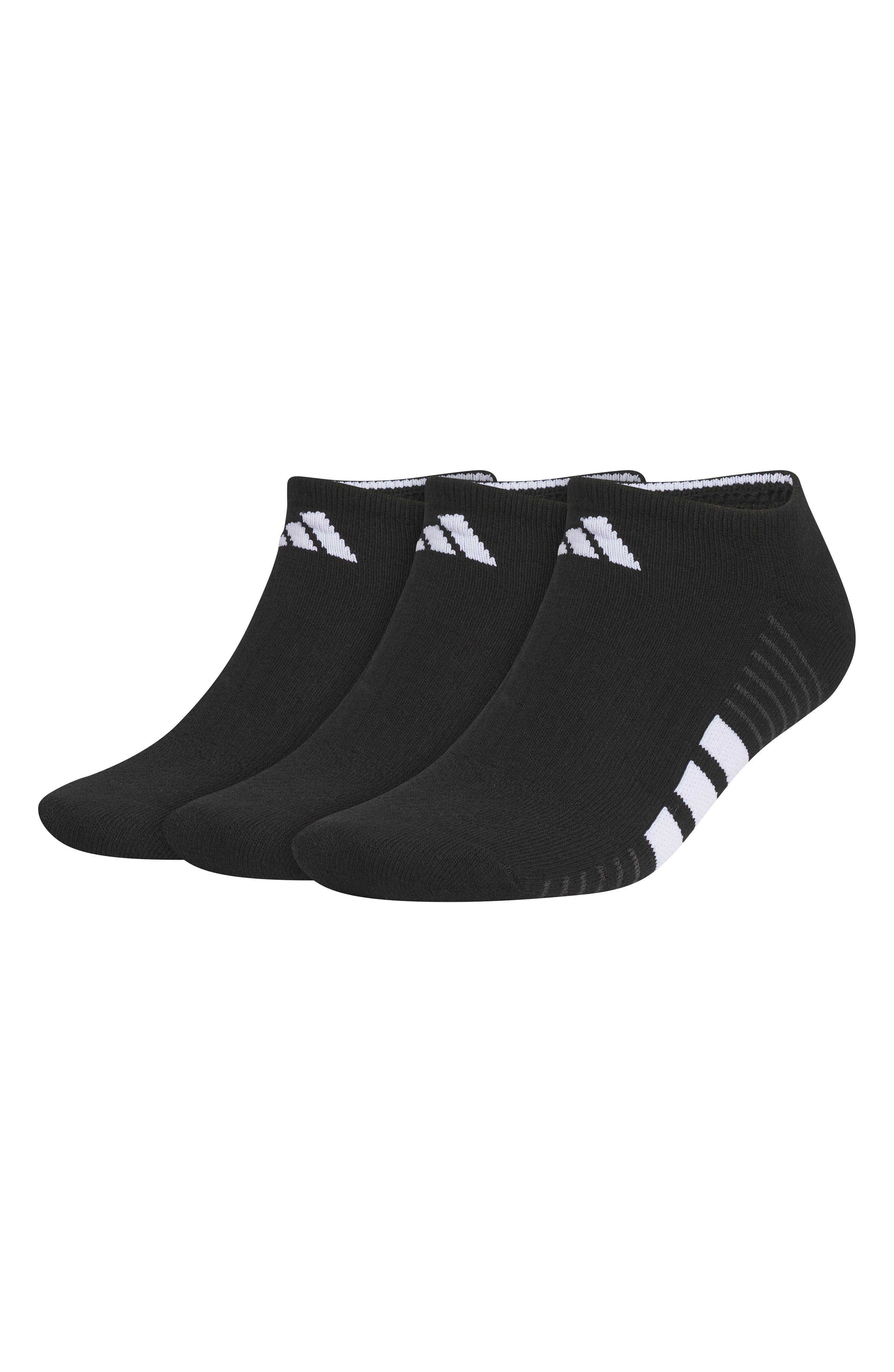 Cushioned 4.0 3-Pack No-Show Socks