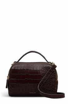 Radley Elm Avenue Small Croco Embossed Crossbody Bag