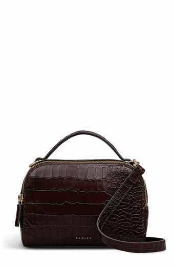 Radley Elm Avenue Small Croco Embossed Crossbody Bag