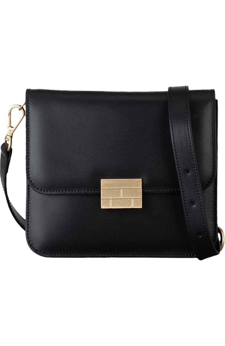 FRAME Le Signature Mini Leather Crossbody Bag, Main, color,