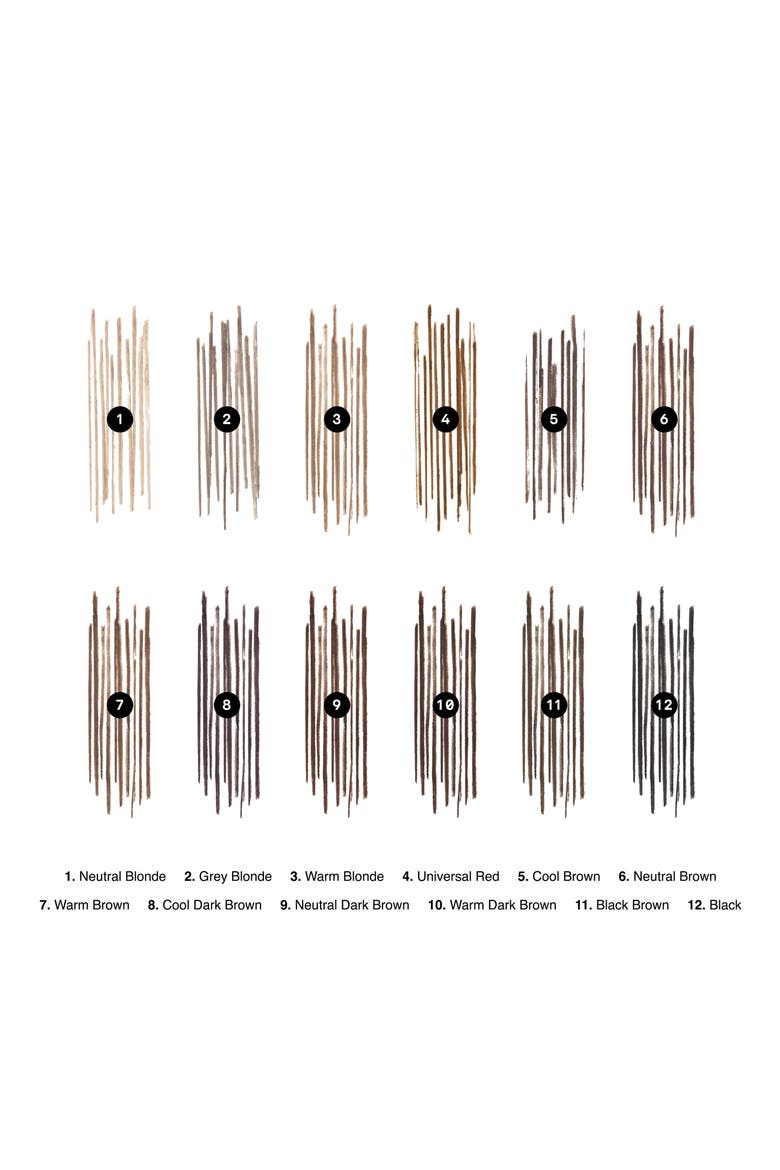 Precise 24-Hour Ultra Slim Eyebrow Pencil, Alternate, color, WARM DARK BROWN