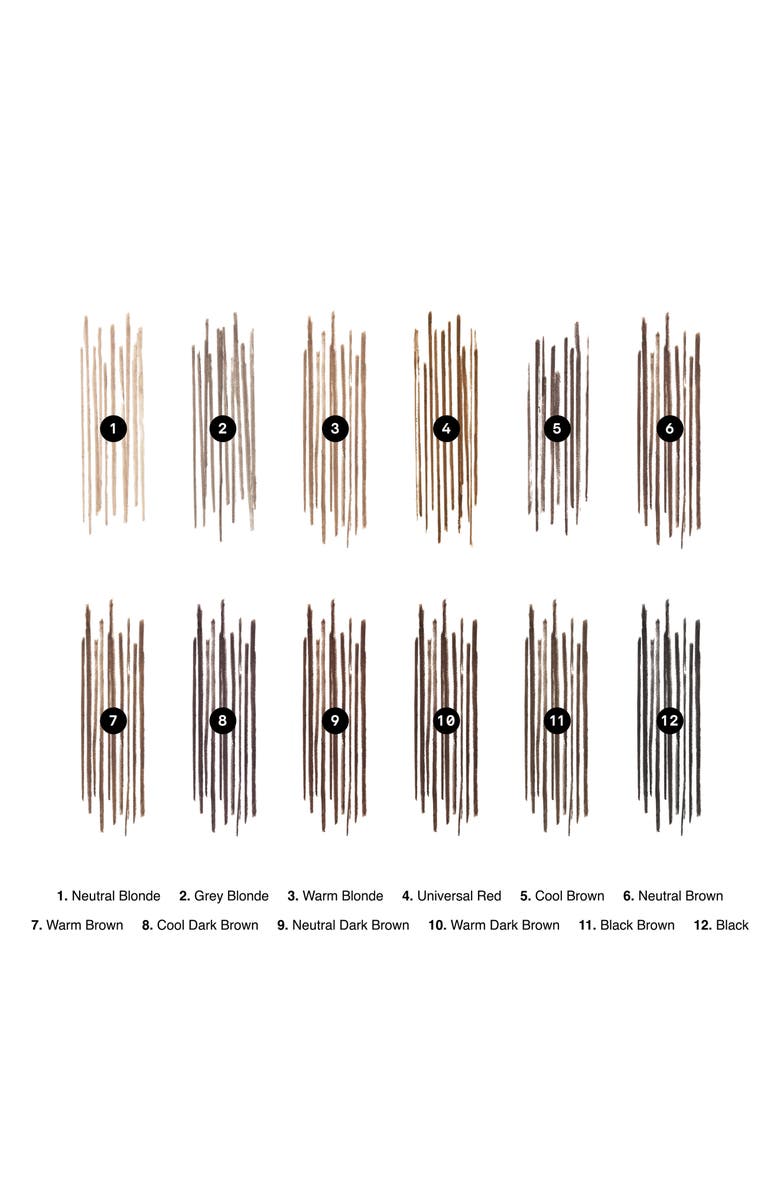 Bobbi Brown Precise 24-Hour Ultra Slim Eyebrow Pencil, Alternate, color, Black