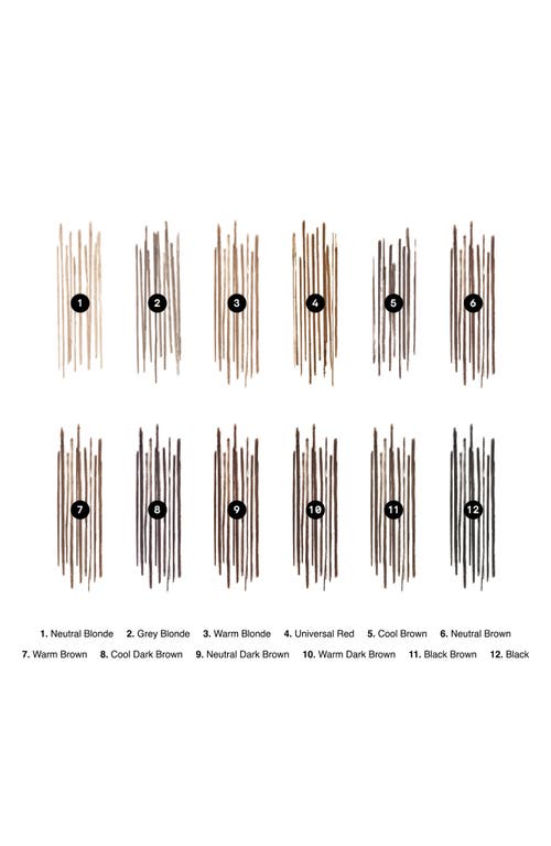 Bobbi Brown Precise 24-hour Ultra Slim Waterproof Eyebrow Pencil Universal Red 0.06g In Universal Red