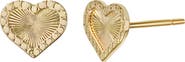 Bony Levy 14K Gold Heart Stud Earrings