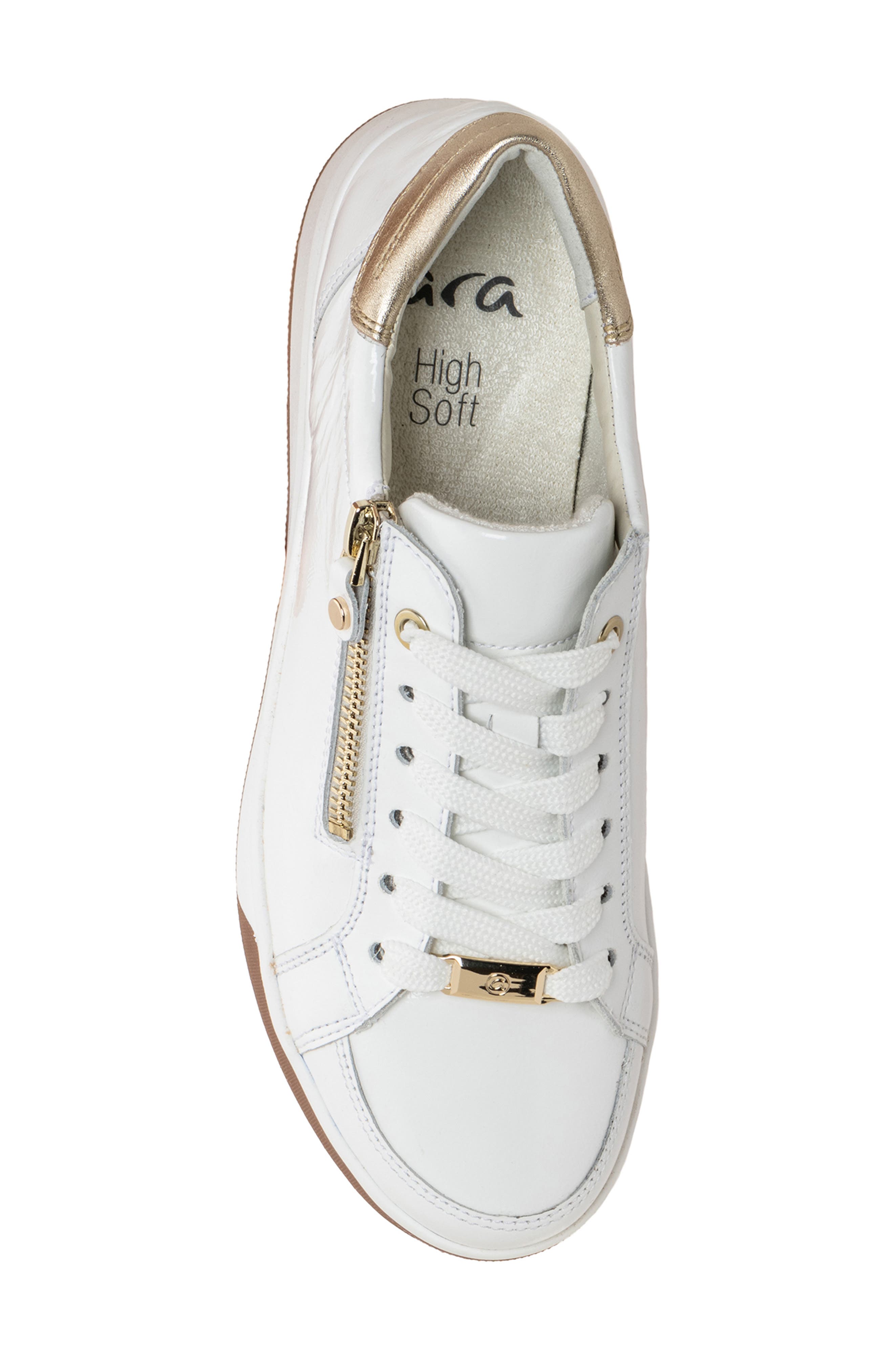Rei Low Sneaker, Alternate, color, WHITE/ PLATINO ACCENTS
