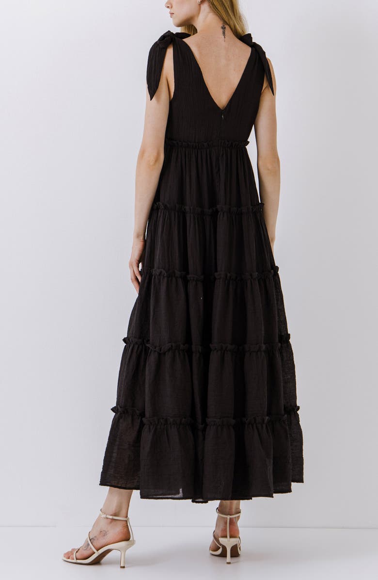 Free the Roses Tiered Maxi Dress, Alternate, color, 
