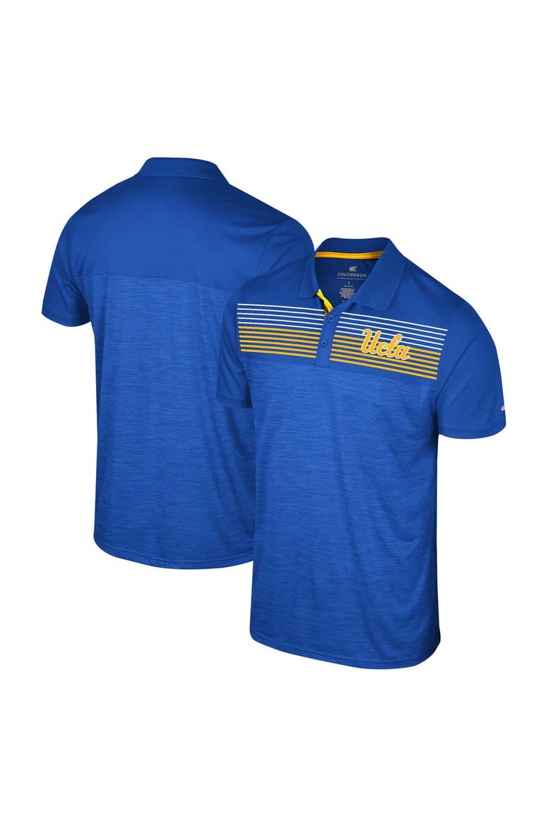 Men's Colosseum Blue UCLA Bruins Langmore Polo, Alternate, color, Blue