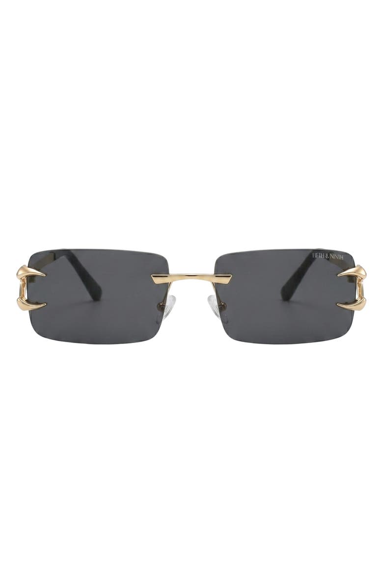 Fifth & Ninth Voss 58mm Rectangular Sunglasses, Main, color,