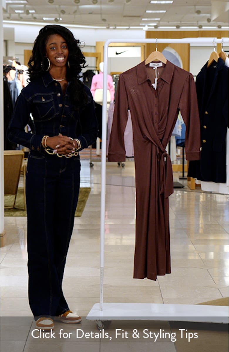 Sana Wrap Shirtdress, sales video thumbnail