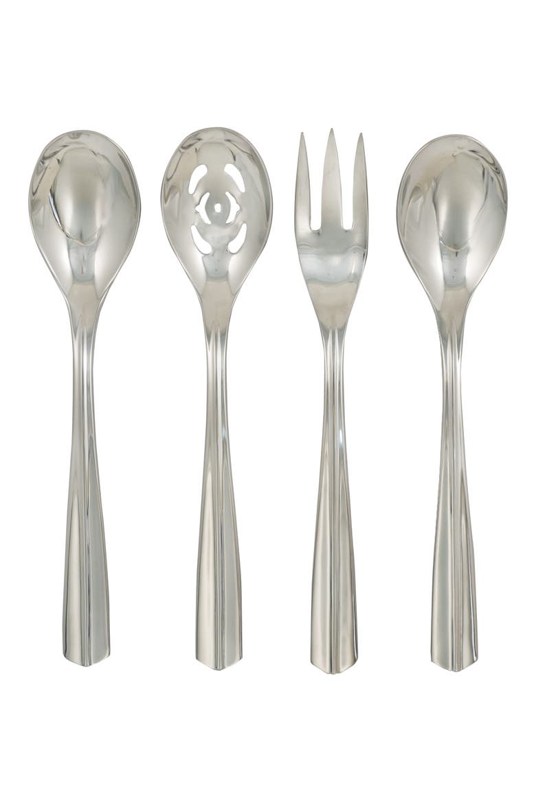 Flatware Nocturne 44-Piece Flatware Set, Alternate, color, SILVER