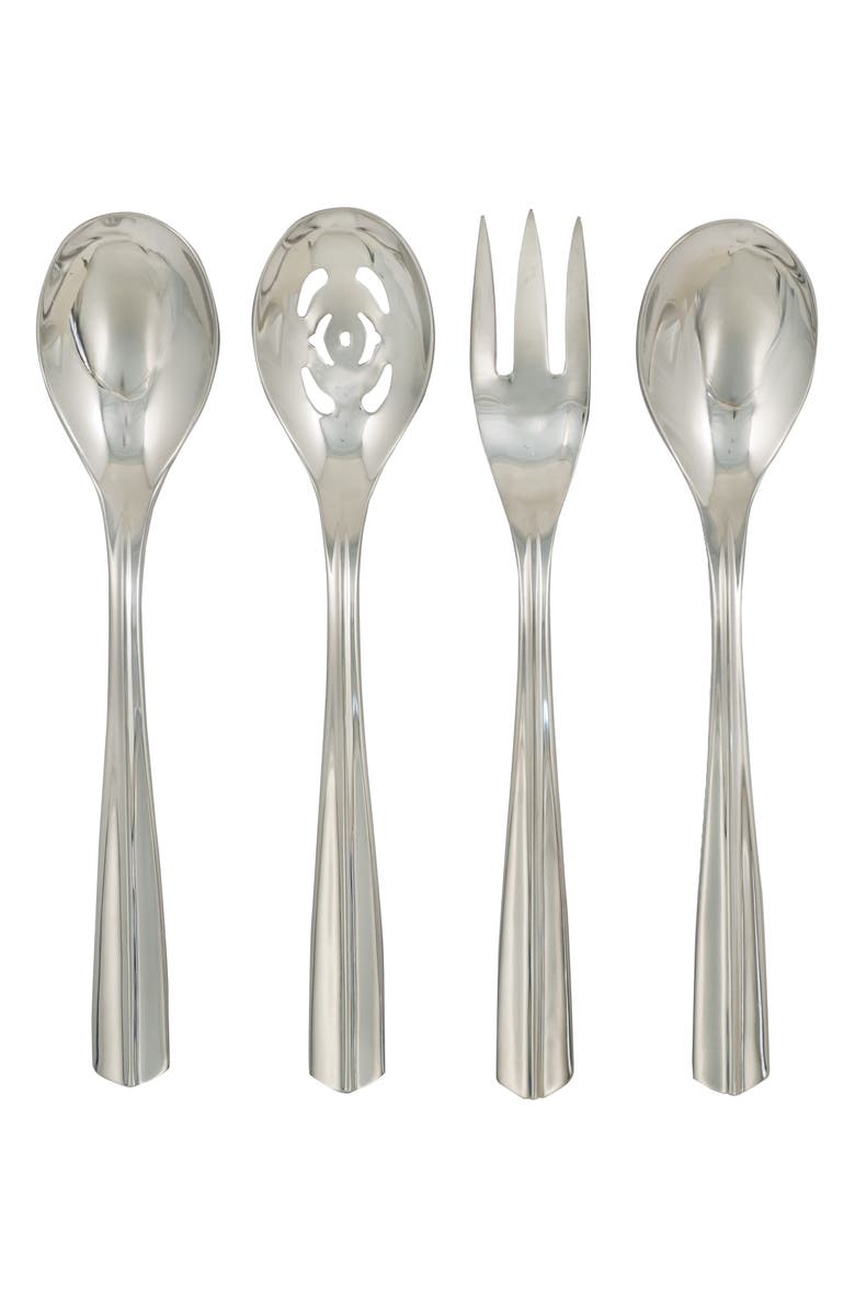Ginkgo Flatware Nocturne 44-Piece Flatware Set, Alternate, color,