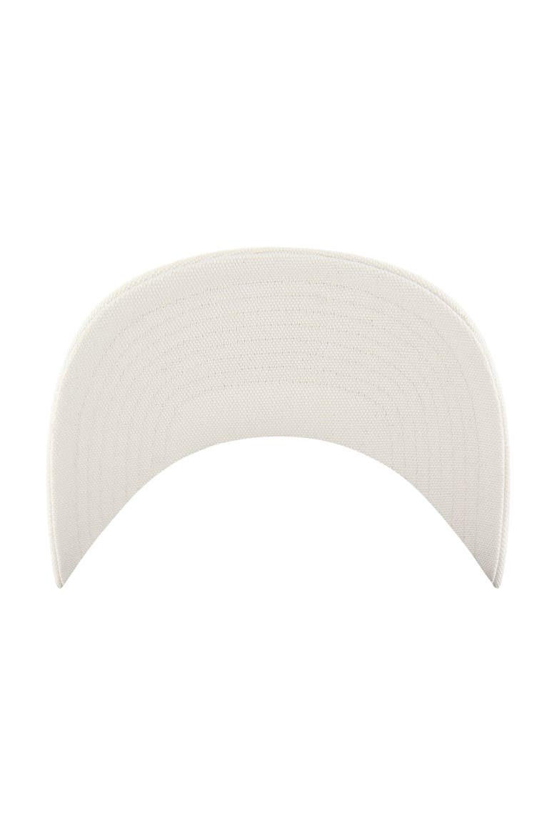 Men's Carhartt x '47 Natural/Brown Michigan Wolverines Undyed Trucker Adjustable Hat, Alternate, color, Natural