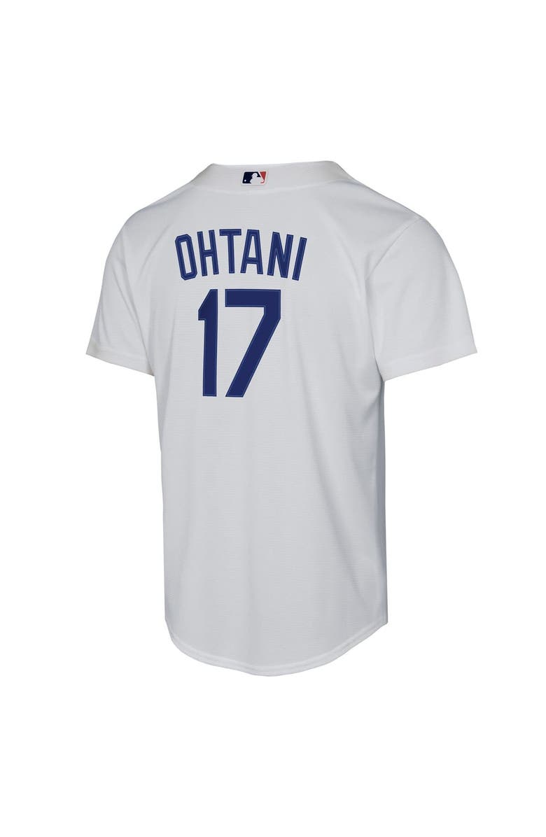 Nike Youth Nike Shohei Ohtani White Los Angeles Dodgers Home Replica Player Jersey, Alternate, color, White