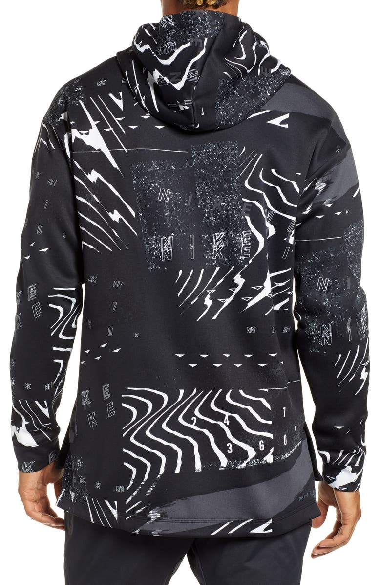 Nike 3.0 Therma-FIT Hoodie, Alternate, color, Black/ White/ Pink Foam