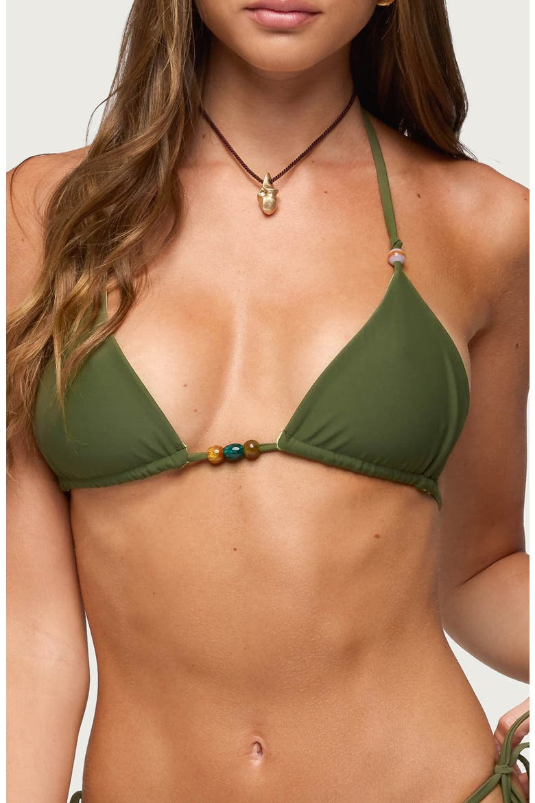 Ani Reversible Triangle Bikini Top, Main, color, GREEN