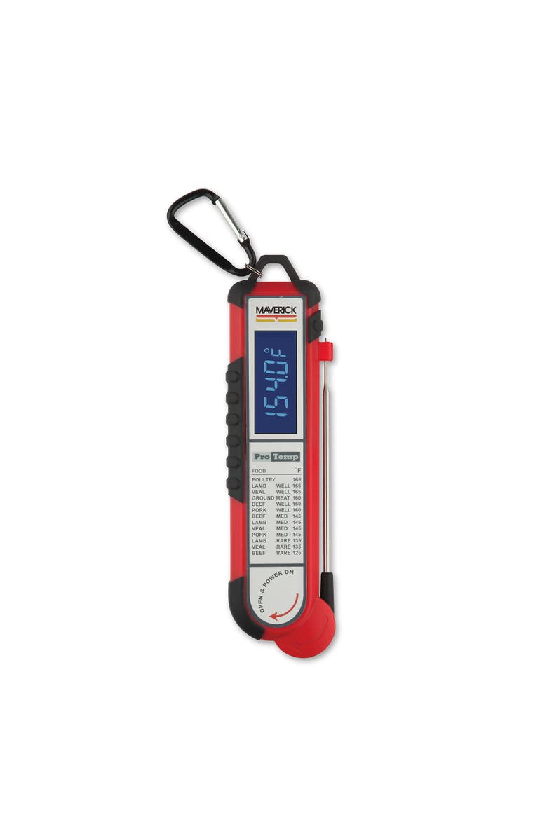 Maverick Pro-Temp Professional Thermocouple Thermometer, Red, Main, color, Red