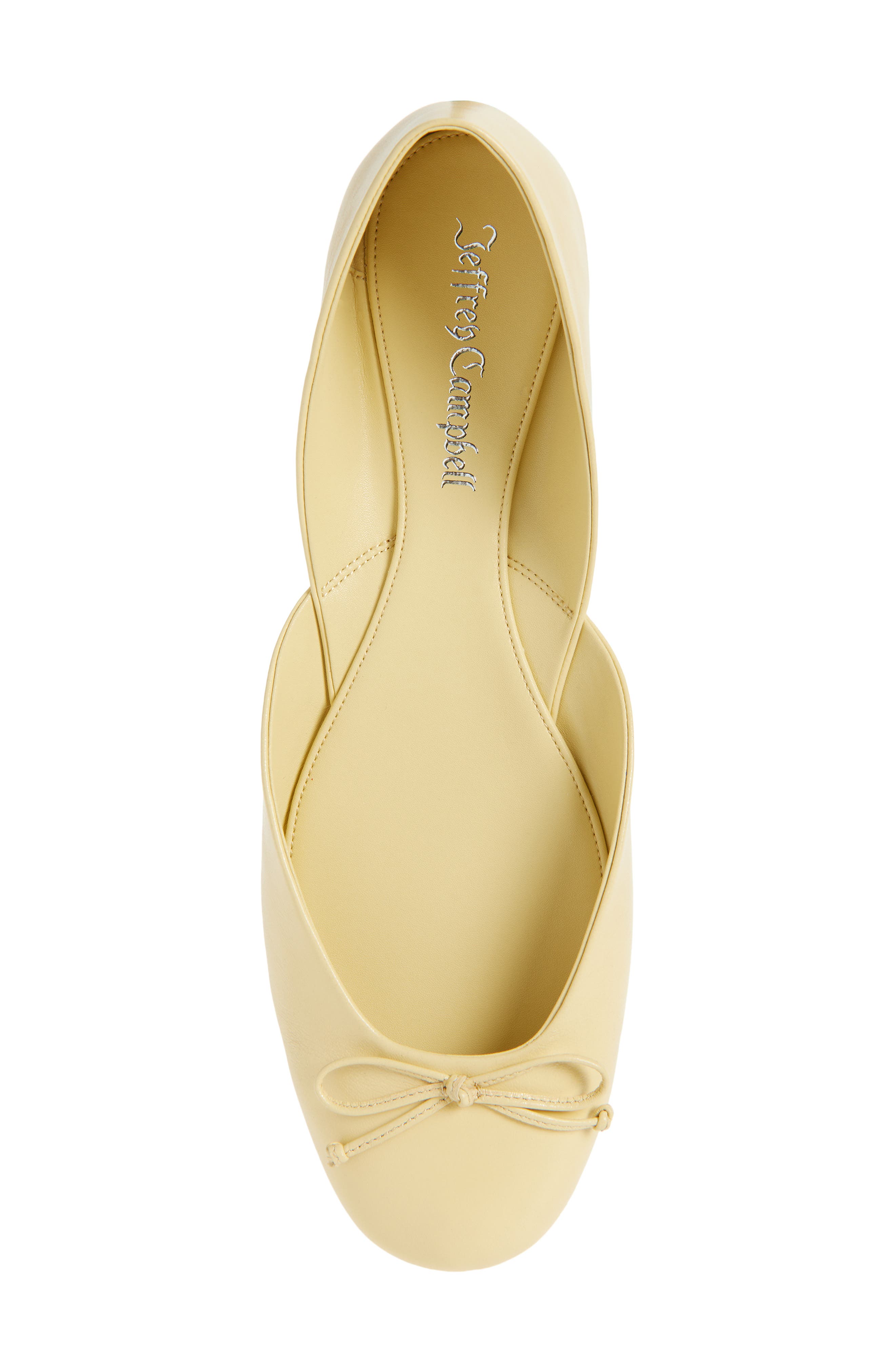 Perky d'Orsay Ballet Flat, Alternate, color, BUTTER