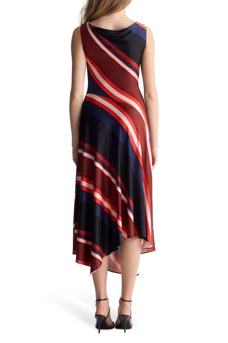 Cosette Stripe One-Shoulder Midi Dress, Alternate, color, PAGLIA STRIPE OXIDE