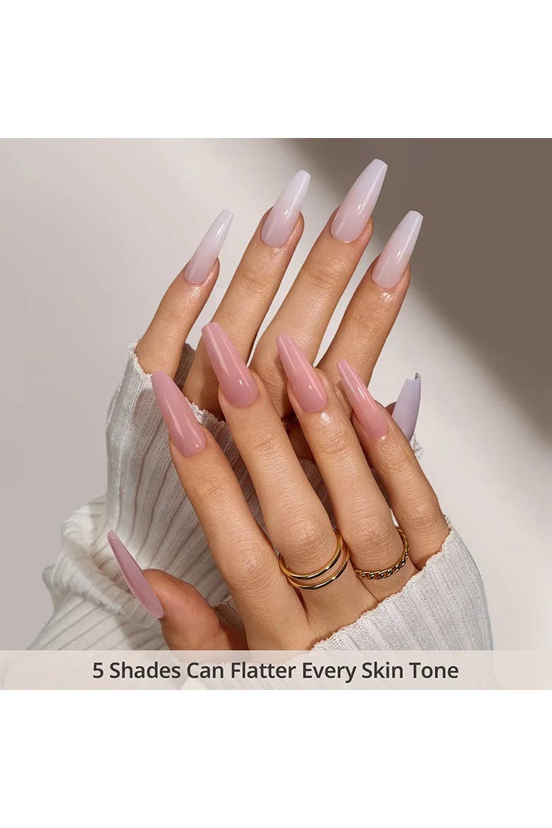 Soft Gel Nail Tips XCOATTIPS® Bare Collection, Alternate, color, Extra Long Coffin
