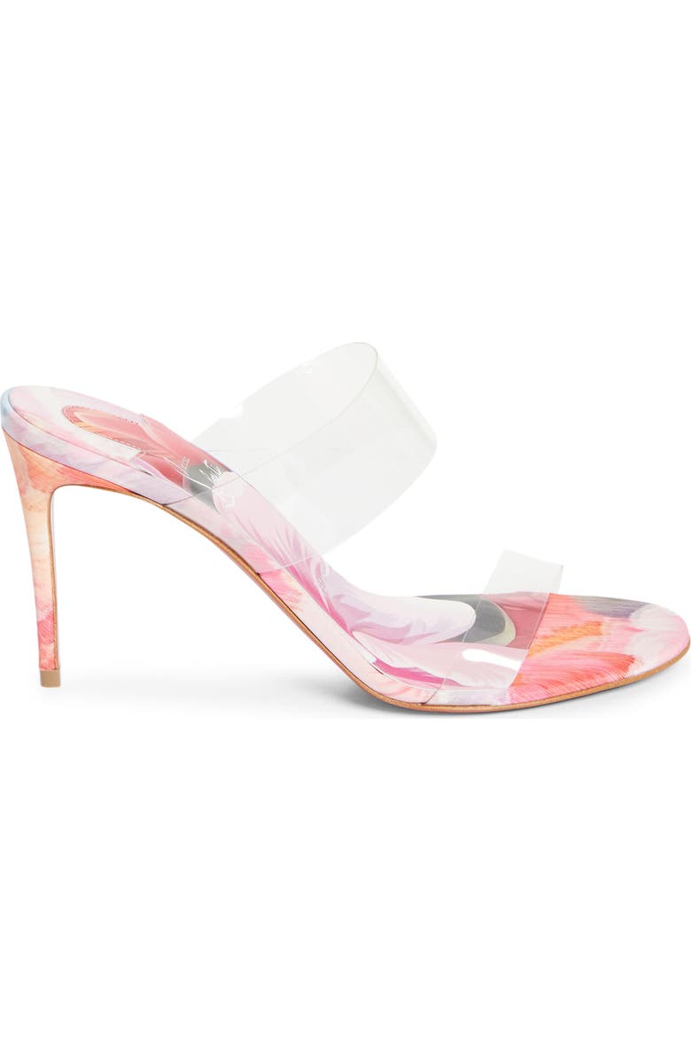 Christian Louboutin Just Nothing Slide Sandal, Alternate, color, Pink Multi
