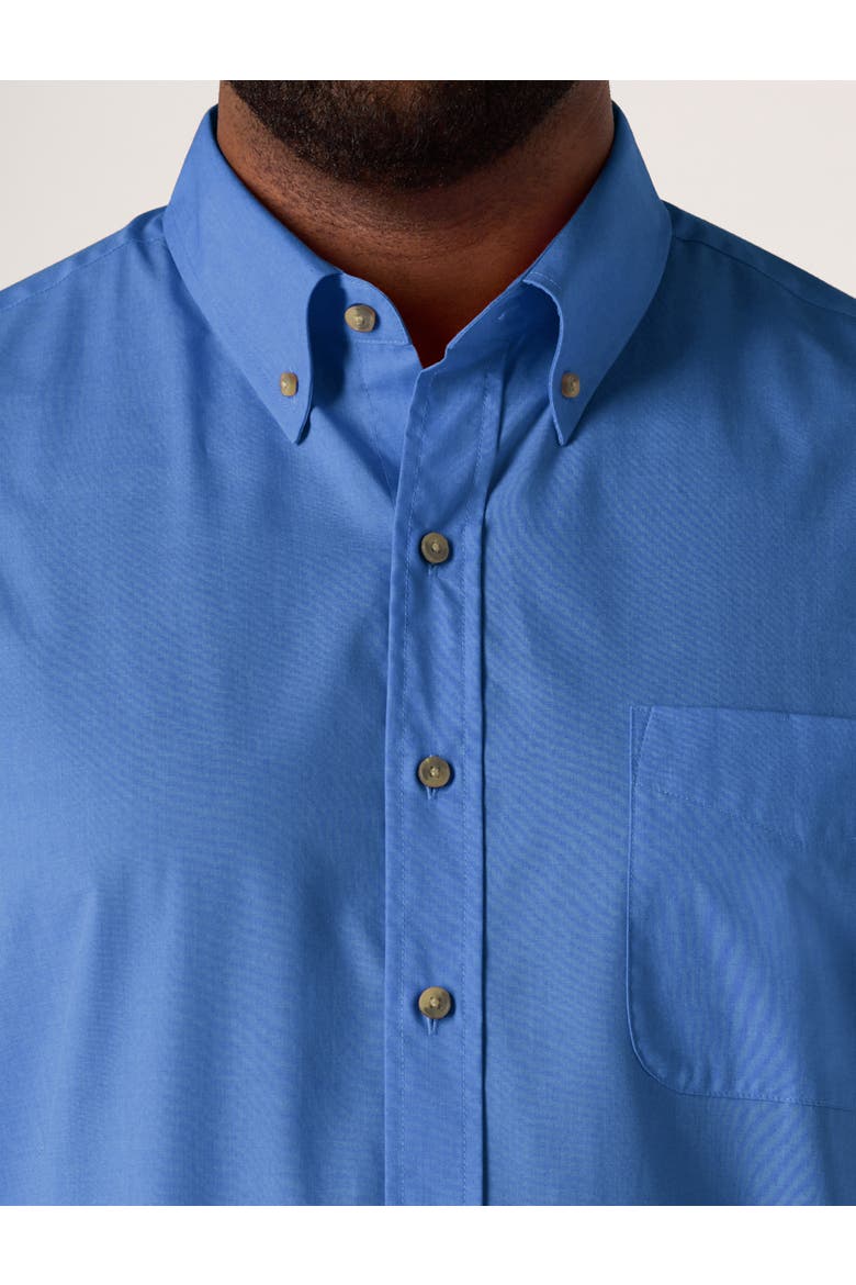 Easy-Care Solid Sport Shirt, Alternate, color, MARINA