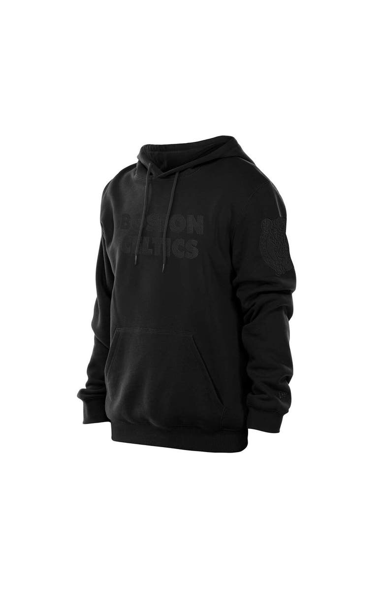 New Era Men's New Era Black Boston Celtics Tonal Premium Pullover Hoodie, Alternate, color, Black