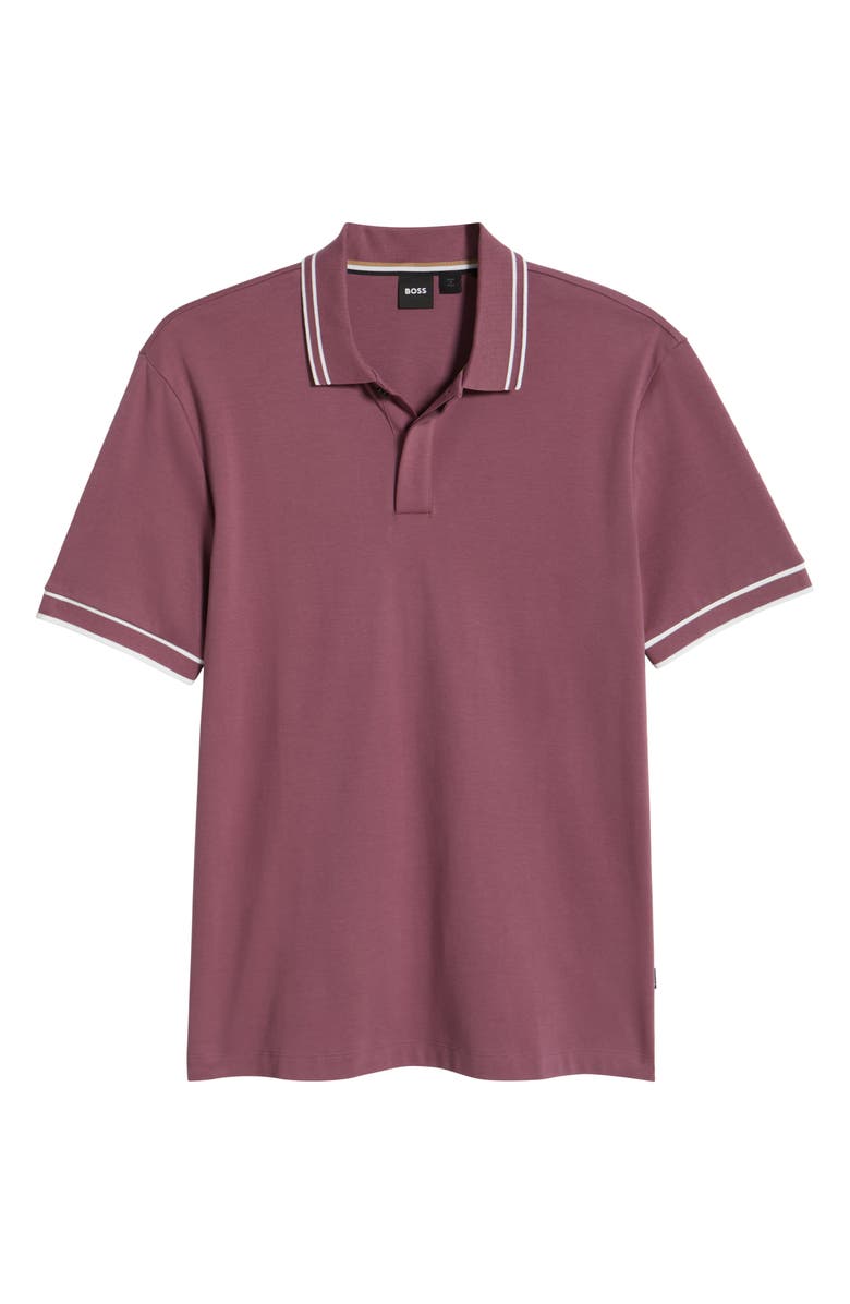 BOSS Parlay Tipped Cotton Polo, Alternate, color,