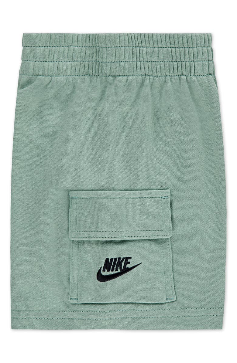 Nike Kids' Slub Pocket T-Shirt & French Terry Cargo Shorts Set, Alternate, color, Steam