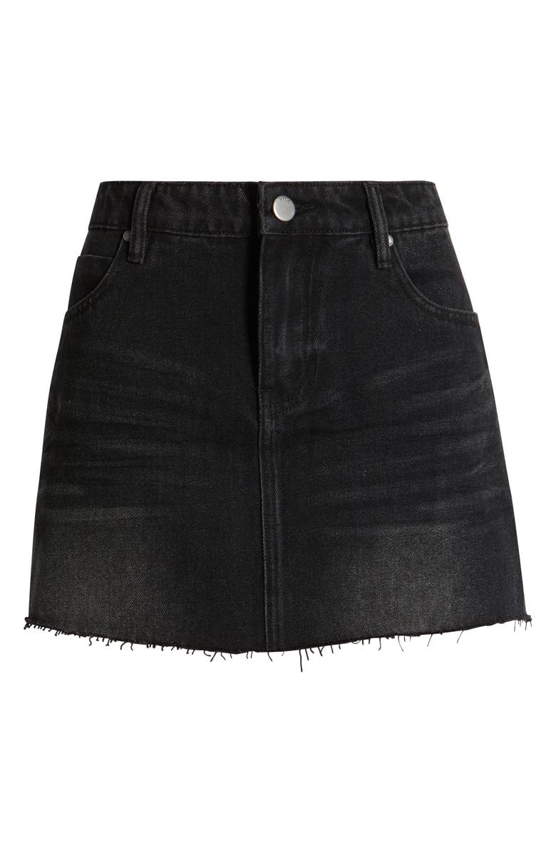 PTCL Vida Micro Mini Denim Skirt, Alternate, color, Black