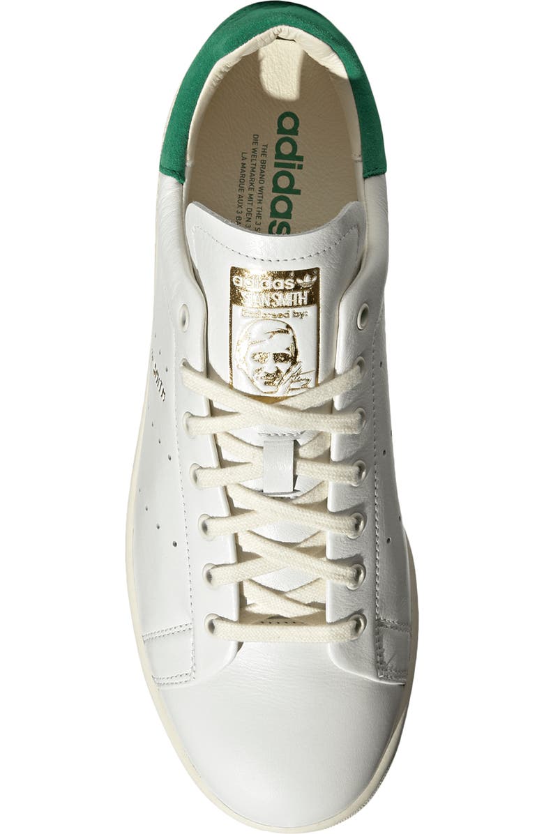 adidas Gender Inclusive Stan Smith Lux Sneaker, Alternate, color, Cloud White/Cream White/Green