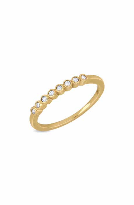 Bony Levy Monaco 18K Yellow Gold Diamond Stackable Ring