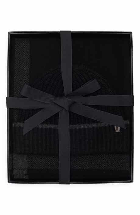 Vince Wool & Cashmere Beanie & Scarf Set