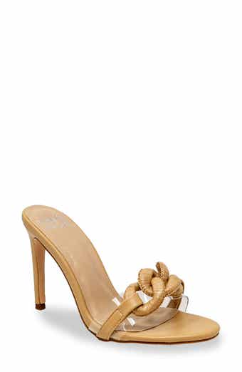 Chunky Link Stiletto Mule Sandal