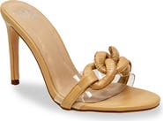 CHASE AND CHLOE Chunky Link Stiletto Mule Sandal