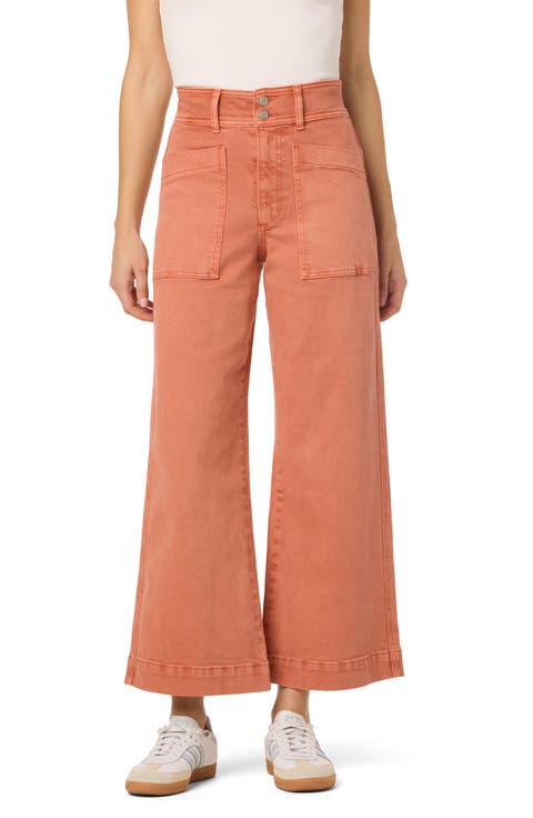 Ankle Cargo Wide Leg Jeans