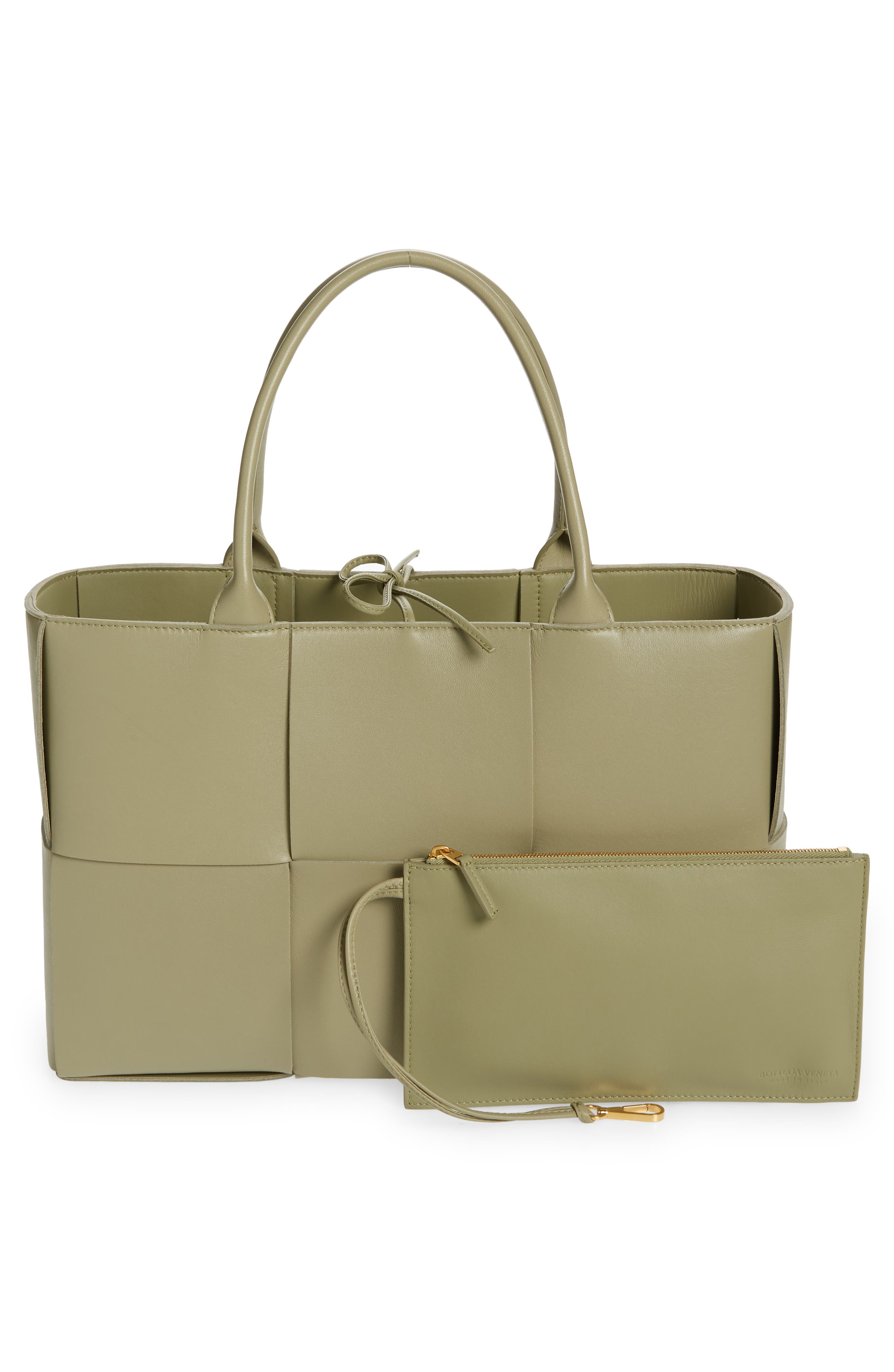 Bottega Veneta Medium Arco Intrecciato Leather Tote, Alternate, color, 