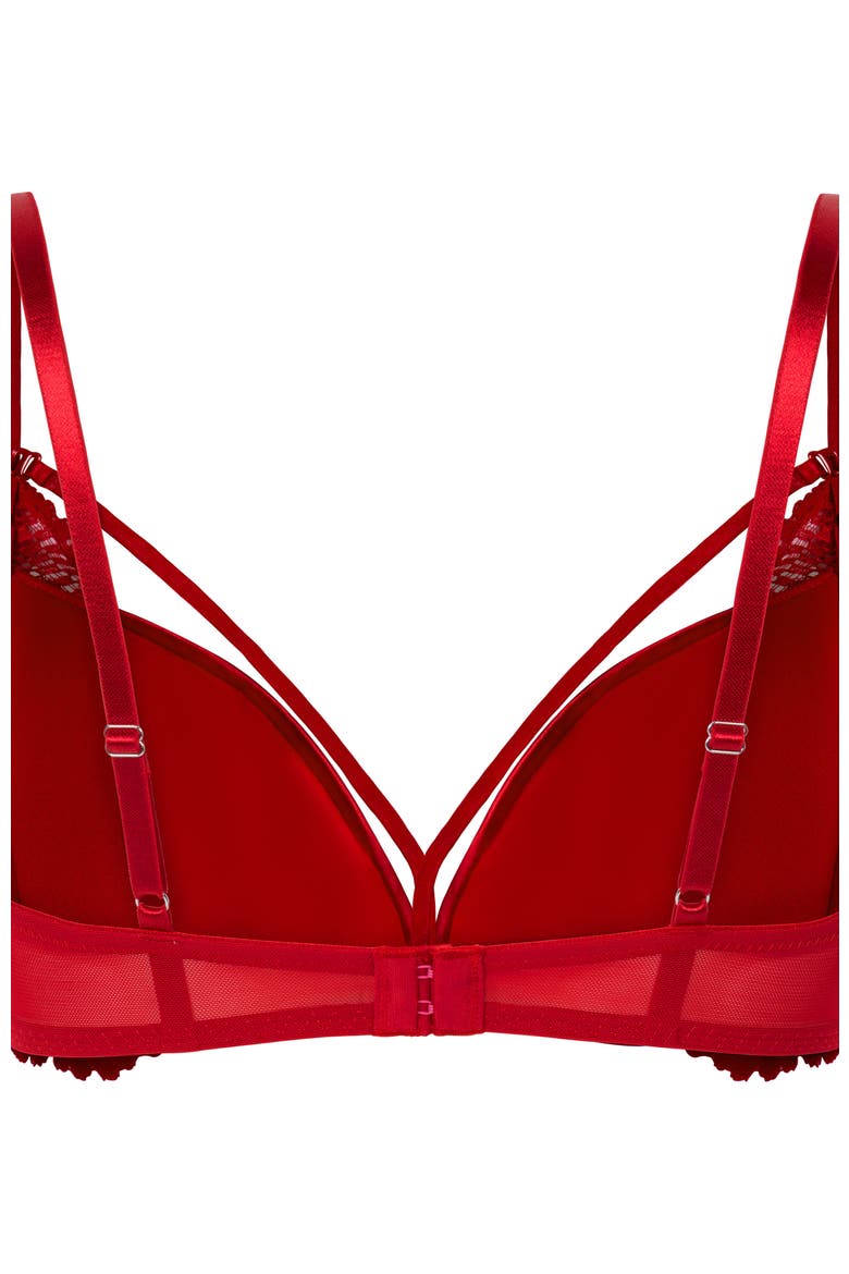 Whitney Padded Underwire Maximizer Bra, Alternate, color, CHILI PEPPER
