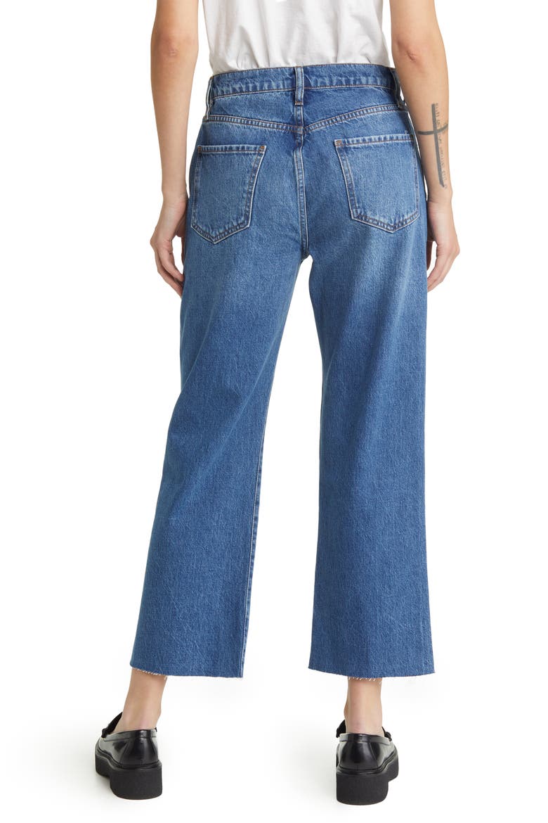 Le Jane Crop Wide Leg Jeans, Alternate, color, STEARNLEE