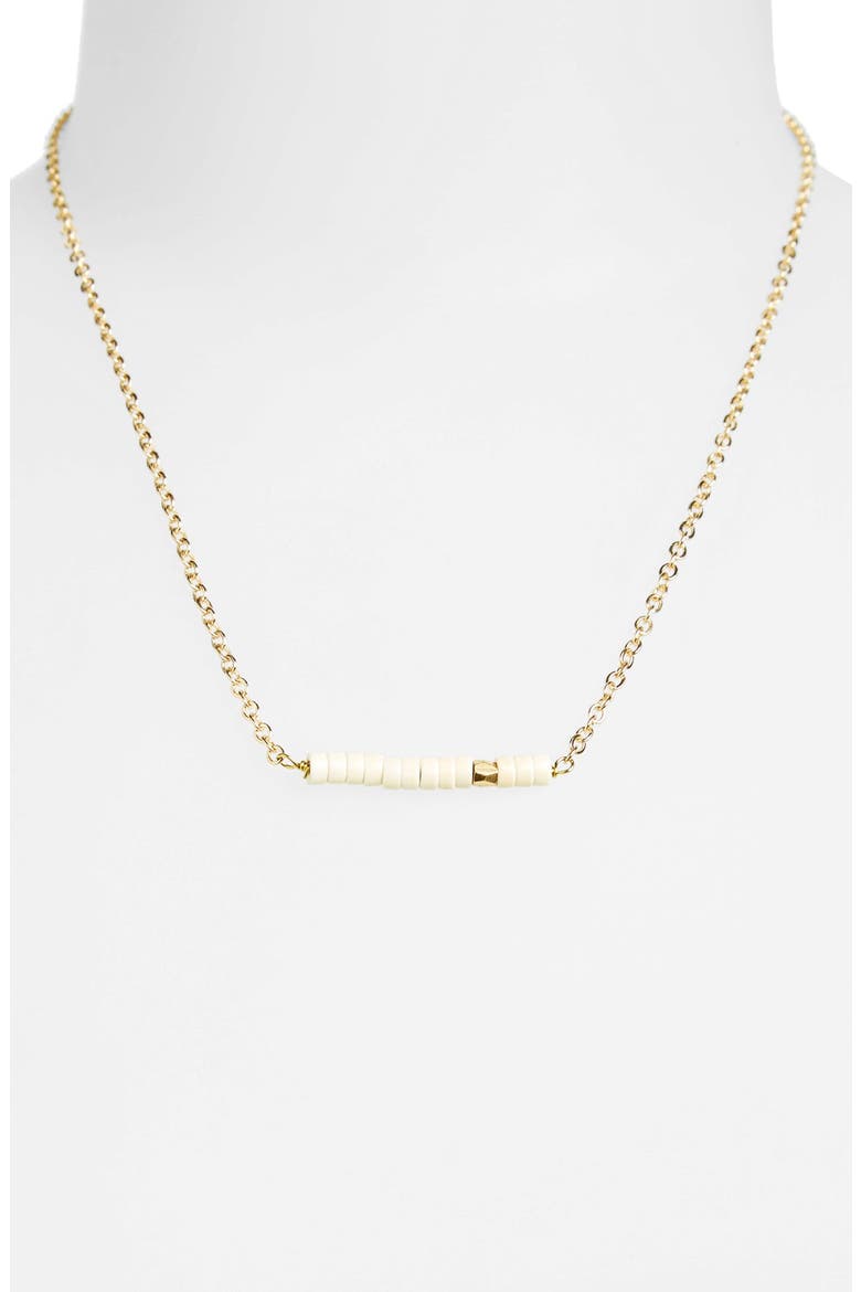 Beaded Necklace, Alternate, color, WHITE