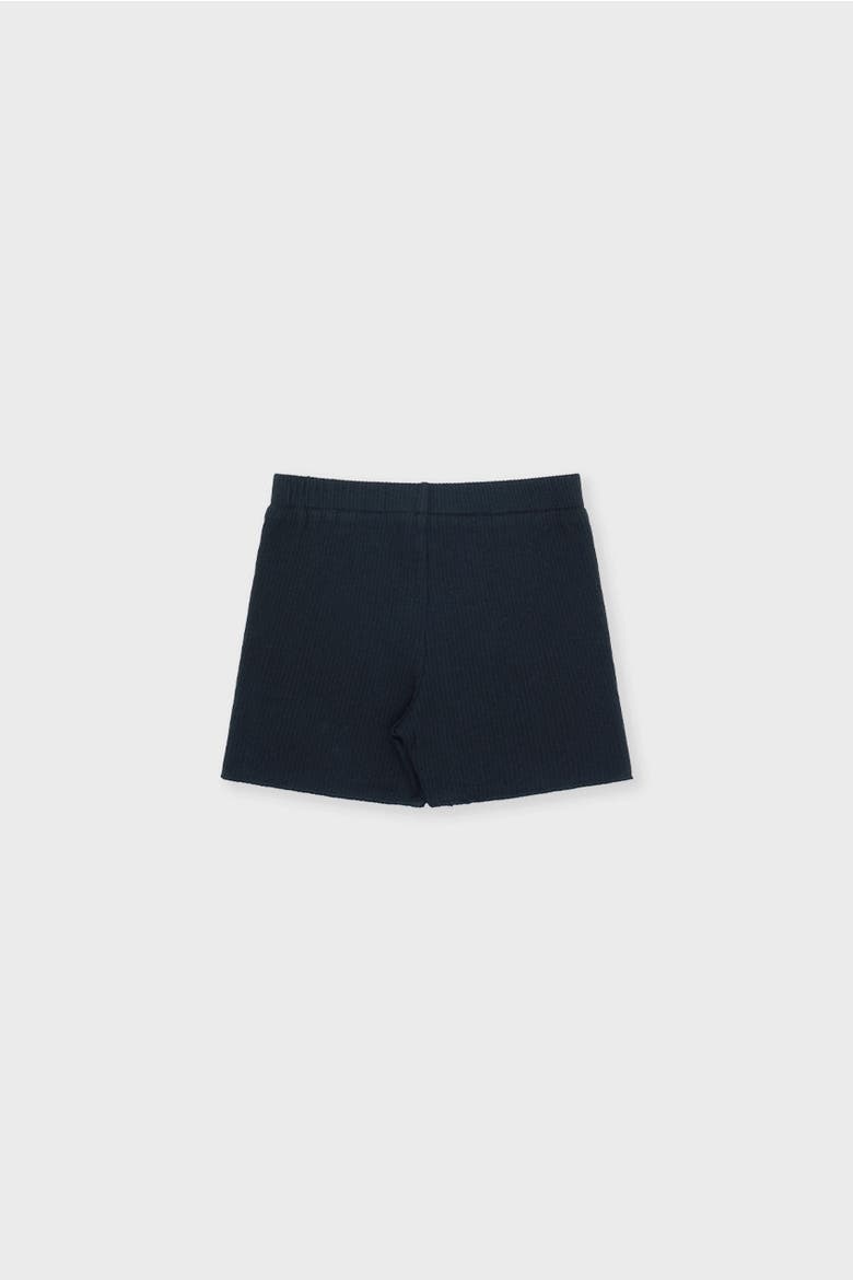 Organic Cotton Ribbed Short, Alternate, color, Black