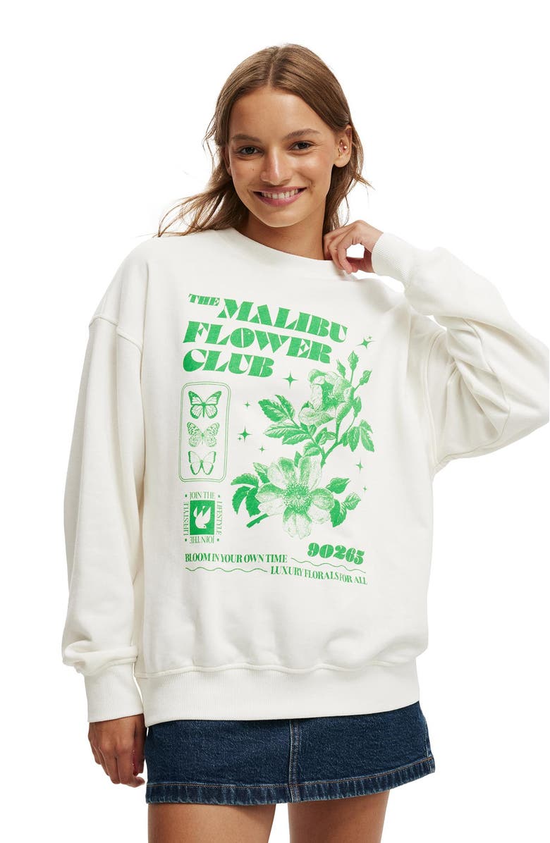 Cotton On Classic Graphic Crew Sweatshirt, Main, color, 