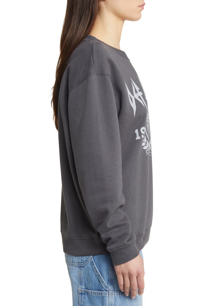 Def Leppard Fleece Graphic Sweatshirt, Alternate, color, WASHED BLACK