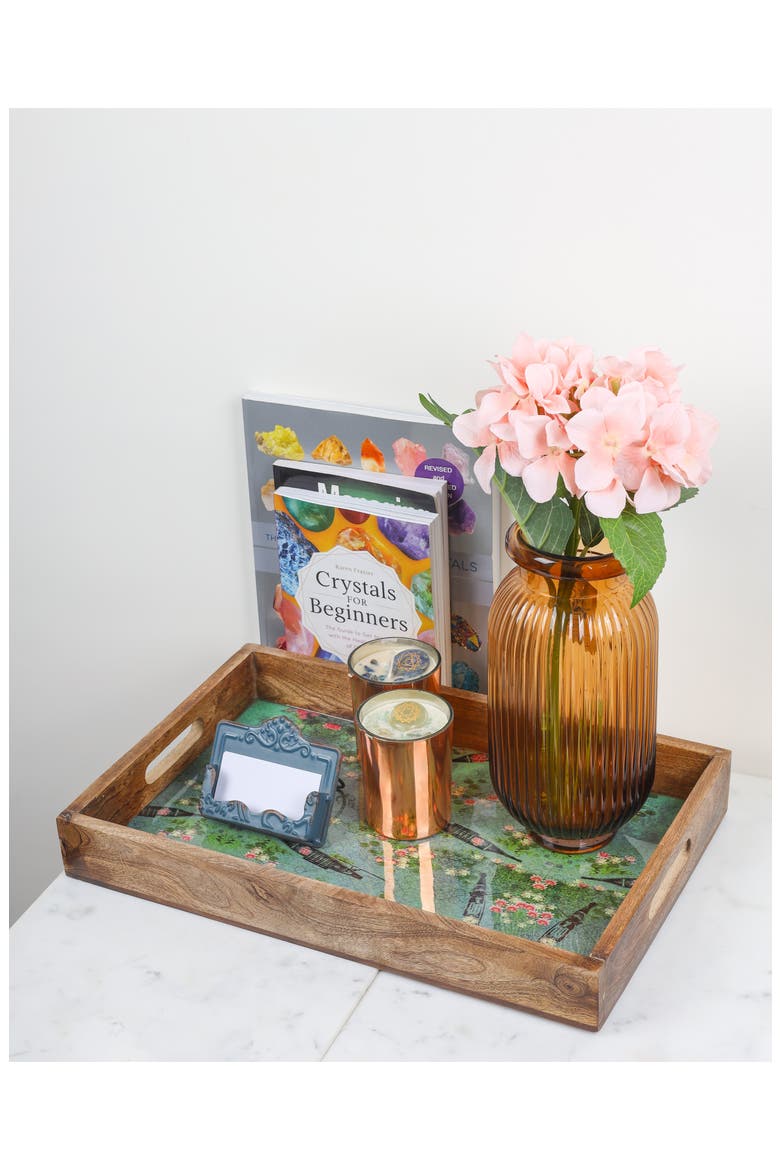 Sunshine Springs 3-Piece Decorative Trays, Alternate, color, BLUE/ GREEN