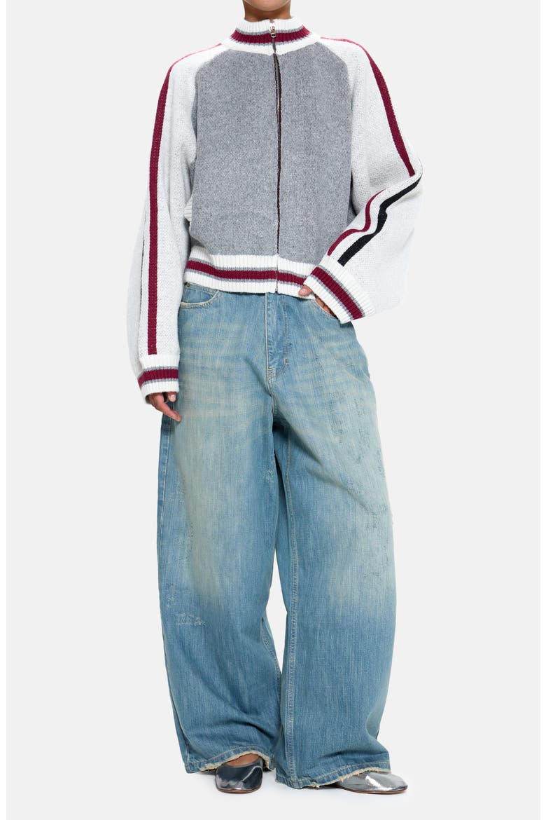 Light Wash Slub Colossus Jeans, Alternate, color, DENIM