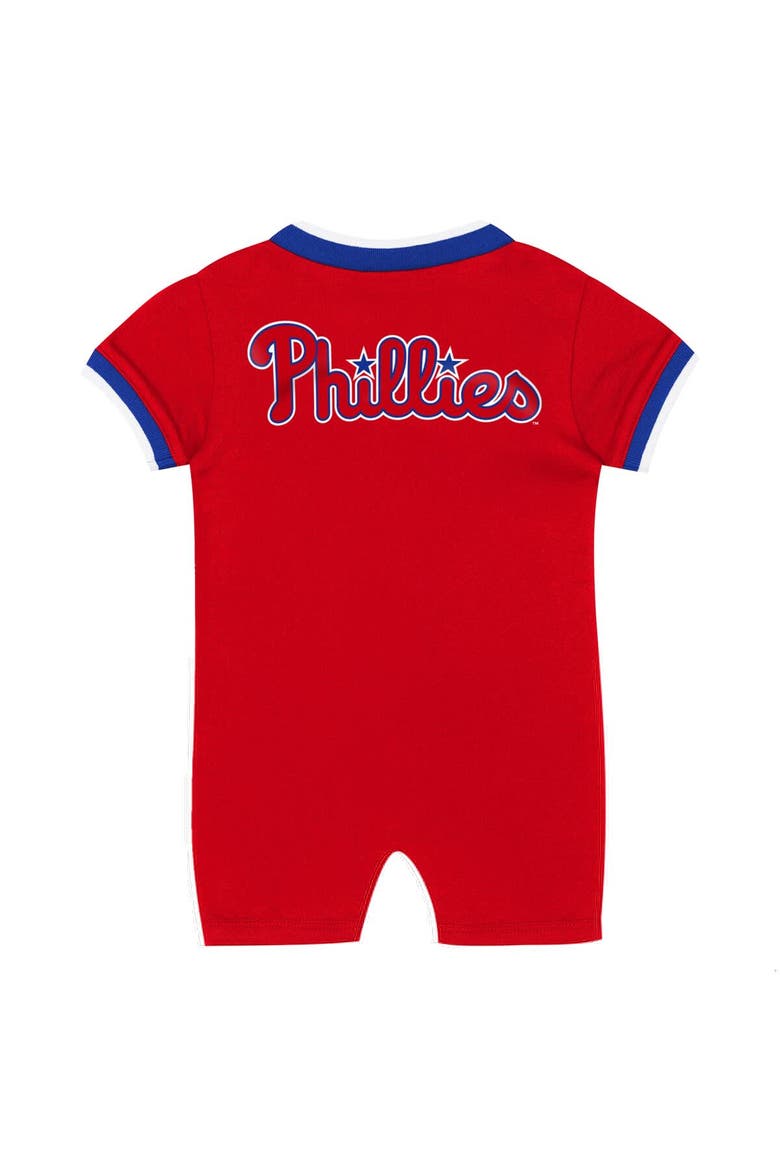 Newborn Outerstuff Red Philadelphia Phillies Pinch Coverall, Alternate, color, Red