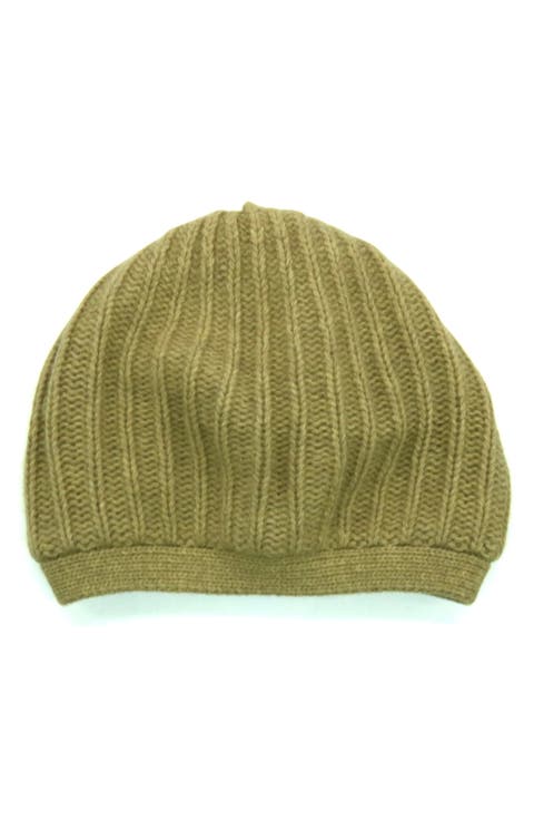 Rickrack Stitch Wool Blend Beanie