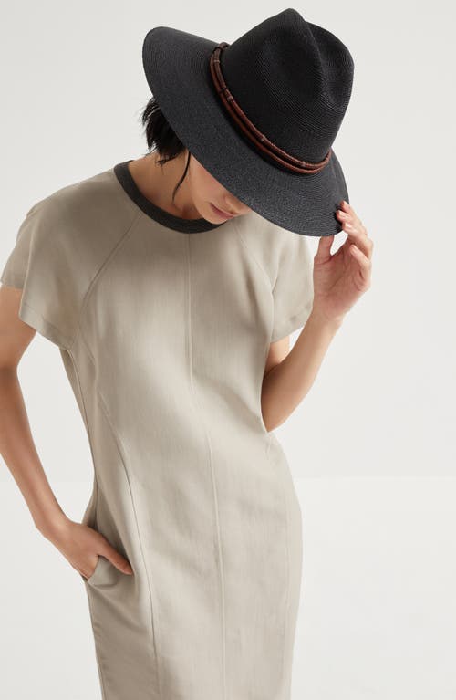 Brunello Cucinelli Monili-embellished Dress In Desert