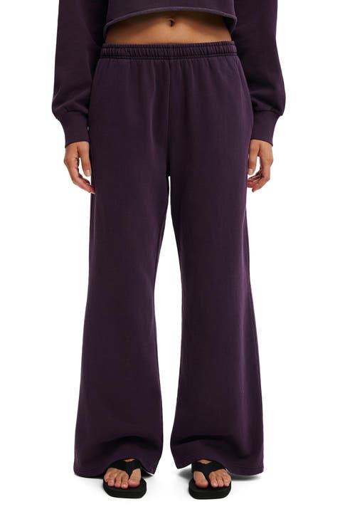Women's Classic Fleece Wide Leg Sweatpant