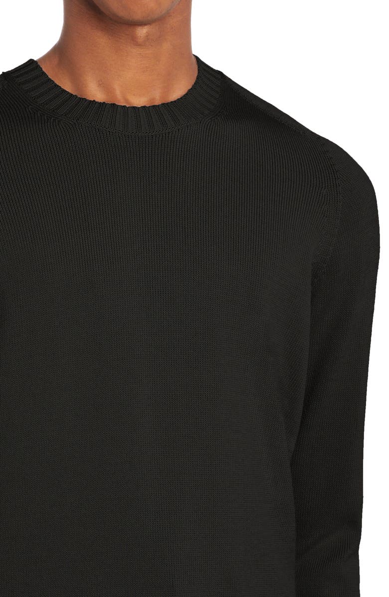 TOM FORD Cotton & Silk Crewneck Sweater, Alternate, color, 